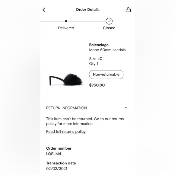 Balenciaga Mono 60mm sandals - Size 40 - Picture 7 of 7